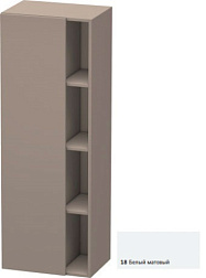Шкаф-колонна DuraStyle 50х36х140 см, корпус-базальт матовый, фронт-белый матовый, левый, подвесной монтаж, Duravit DS1239L1843 Duravit