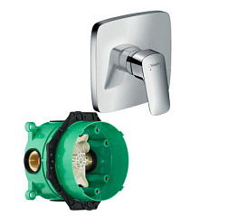 Встраиваемый в стену смеситель без излива Logis 1 функция, Hansgrohe 71605000S Hansgrohe