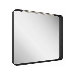 Зеркало Strip 50,6х70,6 см, чёрная рама, с подсветкой, Ravak X000001569 Ravak
