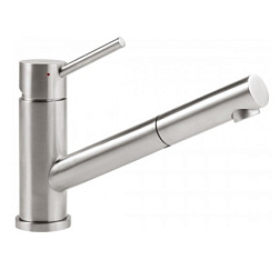 Смеситель для кухни с выдвижной лейкой Como Shower Window стальной цвет, Villeroy&Boch 925800LC Villeroy&Boch
