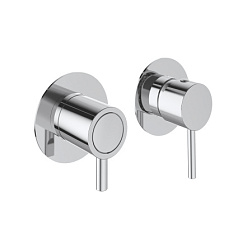 Встраиваемый в стену смеситель без излива Odisea на раздельных основаниях, 3 функции, Ramon Soler 391513HS Ramon Soler