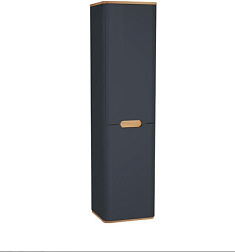 Шкаф-колонна Sento 40х35х155,5 см, матовый антрацит, левый, подвесной монтаж, с бельевой корзиной, Vitra 60856 Vitra