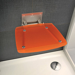 Сиденье для душа Ovo B orange/black, Ravak B8F0000047 Ravak