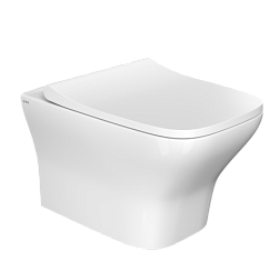 Подвесной унитаз Zentrum 36х54,5 см, square, безободковый, без сиденья, Vitra 7484B003-0075 Vitra