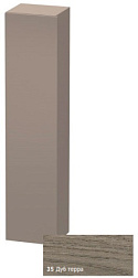 Шкаф-колонна DuraStyle 40х36х180 см, корпус-базальт матовый, фронт-дуб терра, левый, подвесной монтаж, Duravit DS1229L3543 Duravit