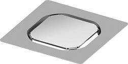 Решетка для душевого трапа TECEdrainpoint S 10 см, основа для плитки, нержавеющая сталь, TECE 3660016 TECE