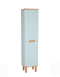 Шкаф-колонна Sento 40х35х155,5 см, матовый, левый, подвесной монтаж, с бельевой корзиной, Vitra 60854 Vitra