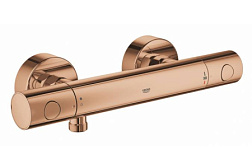 Настенный смеситель без излива Grohtherm 1000 Cosmopolitan бронза, без лейки, термостат, Grohe 34065DA2 Grohe