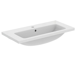 Подвесная раковина i.life S Vanity 81х38,5х18 см, санфарфор, с отв. под смеситель, Ideal Standard T458901 Ideal Standard
