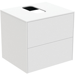 Модуль под раковину Conca 60х50,5х55 см, белый матовый, система push-to-open, Ideal Standard T3940Y1 Ideal Standard