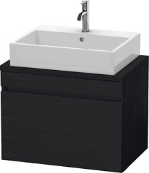 Модуль под раковину DuraStyle 70х47,8х51,2 см, без консоли, дуб чёрный, Duravit DS530101616 Duravit