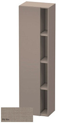 Шкаф-колонна DuraStyle 50х36х180 см, корпус-базальт матовый, фронт-лен, левый, подвесной монтаж, Duravit DS1249L7543 Duravit
