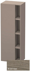 Шкаф-колонна DuraStyle 50х36х140 см, корпус-базальт матовый, фронт-дуб терра, левый, подвесной монтаж, Duravit DS1239L3543 Duravit
