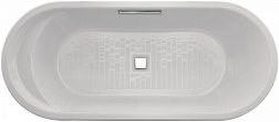Чугунная ванна Lovee 170х75 см, с комплектом подключения, овальная, антискользящее покр., Jacob Delafon E9286-00 Jacob Delafon