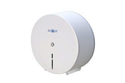 Диспенсер для туалетной бумаги белый, рулон 250-300 м, Nofer 05001.W Nofer
