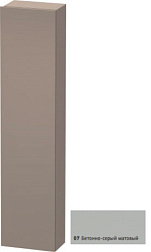 Шкаф-колонна DuraStyle 40х24х180 см, корпус-базальт матовый, фронт-бетонно-серый матовый, правый, подвесной монтаж, Duravit DS1228R0743 Duravit