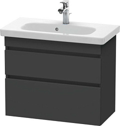 Модуль под раковину DuraStyle 73х36,8х61 см, компакт, графит матовый, Duravit DS649904949 Duravit