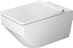 Подвесной унитаз Vero Air 37х57 см, rimless, безободковый, без сиденья, Duravit 2525090000 Duravit