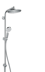 Гарнитур с верхним душем Crometta 27270000 1 режим ручной лейки, 24 см, round, Hansgrohe 27270000 Hansgrohe