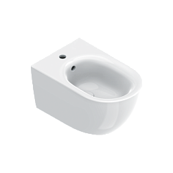 Биде Sfera 35х55 см, без крепежа, с 1 отв. под смеситель, покрытие cataglaze+, подвесное, без крышки, Catalano 0518551021 Catalano
