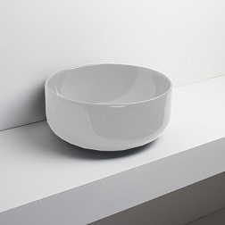 Накладная раковина Balloon 45х45х20 см, round, санфарфор, Simas BA01bi Simas