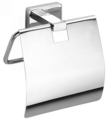 Держатель туалетной бумаги Niki цвет стальной, с крышкой, Bemeta 153112012 Bemeta
