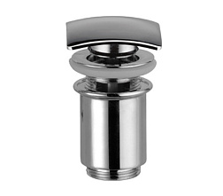 Сливной набор для раковины Ricambi E Accessori квадратная крышка, с переливом, Remer 905SCC114 Remer