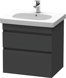 Модуль под раковину DuraStyle 60х45,3х61 см, графит матовый, Duravit DS648304949 Duravit