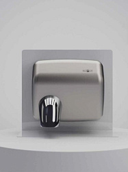 Сушилка для рук Cyclon 26,5х24 см, нержавеющая сталь, хром матовый, Nofer 01101.S Nofer