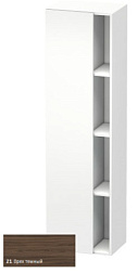 Шкаф-колонна DuraStyle 50х36х180 см, корпус-белый матовый, фронт-орех темный, левый, подвесной монтаж, Duravit DS1249L2118 Duravit