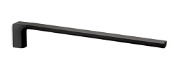 Рожковый полотенцедержатель Pirenei 41 см, матовый, одинарный, цвет черный, неповоротный, Gedy PI22(14) Gedy