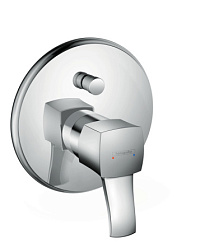 Лицевая часть встраиваемого смесителя Metropol круглая панель, 2 функции, Hansgrohe 31345000 Hansgrohe