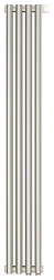 Отопительный дизайн-радиатор Эстет 18х120 см, 4 секции, двухрядный глухой, Сунержа 00-0312-1204 Сунержа