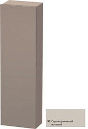 Шкаф-колонна DuraStyle 40х24х140 см, фронт - серо-коричневый, корпус -  базальт матовый, правый, подвесной монтаж, Duravit DS1218R9143 Duravit