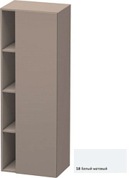 Шкаф-колонна DuraStyle 50х36х140 см, корпус-базальт матовый, фронт-белый матовый, правый, подвесной монтаж, Duravit DS1239R1843 Duravit