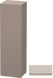 Шкаф-колонна DuraStyle 40х36х140 см, фронт - серо-коричневый, корпус -  базальт матовый, левый, подвесной монтаж, Duravit DS1219L9143 Duravit