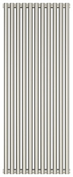 Отопительный дизайн-радиатор Эстет 49,5х120 см, 11 секций, матовый белый, двухрядный глухой, Сунержа 30-0302-1211 Сунержа