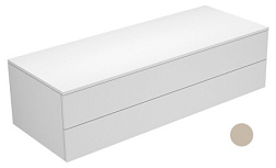 Тумба для ванной Edition 400 2 ящика, кашемир, подвесной монтаж 140х53,5х38,2 см, Keuco 31762280000 Keuco