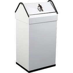 Корзина для мусора 40 литров, цвет белый, Nofer 14118.2.W Nofer