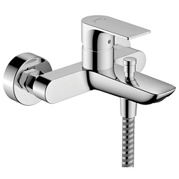 Настенный смеситель Rebris E неповоротный излив, с выходом на душ (без лейки), Hansgrohe 72450000 Hansgrohe