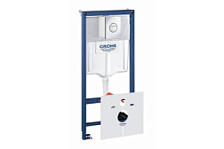 Система инсталляции для унитаза Rapid SL 50х14,5х113 см, с кнопкой, Grohe 38813001 Grohe