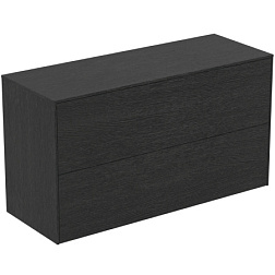 Тумба для ванной Conca 2 ящика, копченый дуб, подвесной монтаж 100х37,3х55 см, Ideal Standard T4329Y4 Ideal Standard