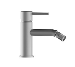 Смеситель для биде Teo брашированный, никель, с донным клапаном, Bossini Z00702.094 Bossini