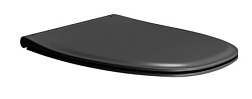 Сиденье для унитаза Modo+ черный матовый ardesia, дюропласт, с микролифтом, GSI MS84C26 GSI