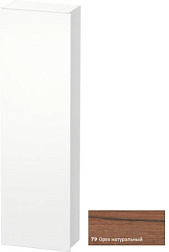 Шкаф-колонна DuraStyle 40х24х140 см, фронт - орех натуральный, корпус -  белый матовый, левый, подвесной монтаж, Duravit DS1218L7918 Duravit