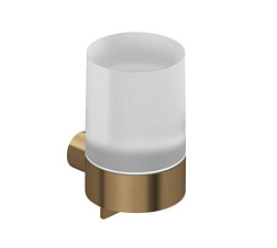 Настенный дозатор Vela R брашированный, бронза, с держателем, Kludi 58976N1 Kludi