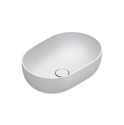 Накладная раковина Sfera 50х35х16 см, покрытие Cataglaze+, санфарфор, белый матовый, Catalano 0522500021 Catalano