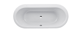 Акриловая ванна Solutions 180х80 см, встраиваемая, овальная, Laufen 2.2451.1.000.000.1 Laufen