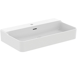 Подвесная раковина Conca 80х45х12,5 см, санфарфор, белый матовый, с отв. под смеситель, Ideal Standard T3692V1 Ideal Standard