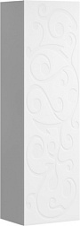 Шкаф-колонна Elegance 40х30х133 см, белый матовый, реверсивная установка двери, подвесной монтаж, Clarberg EL0504 Clarberg